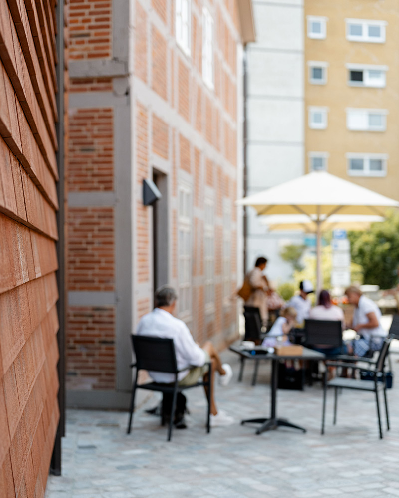 Außenansicht des Stadtcafé Lauenburg